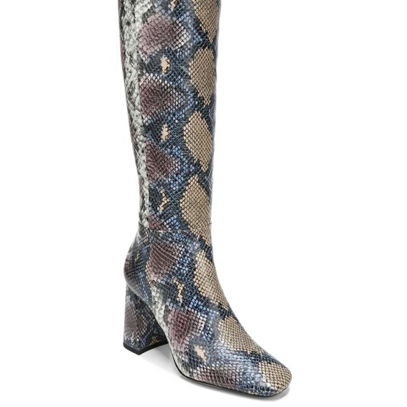 Clarem Boot SAM EDELMAN Embossed Snakeskin NWT retail $224.99 - Picture 2 of 7